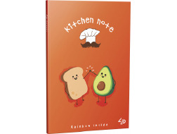 Блокнот TM Profiplan  Artbook Rainbow "Kitchen Note" A6 Авокадо 901234