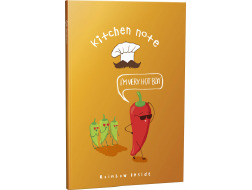 Блокнот TM Profiplan  Artbook Rainbow "Kitchen Note" A6 Чілі 901258