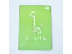 Блокнот TM Profiplan B6 40арк "Artbook "Spoony" giraffe кольорсторінки 902774																	