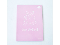 Блокнот TM Profiplan B6 40арк "Artbook "Spoony" pig кольорсторінки 902798																