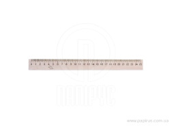 Лінійка (шовкографія) 25 см деревяна ЛК-005-МВ