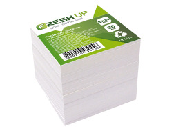 Блок паперу для нотаток 85х85мм 800 арк не клеєний Білий, Fresh Up арт.FR-1511 (100412)