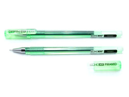Ручка гелева ECONOMIX PIRAMID 0.5мм 11913-04 зелена