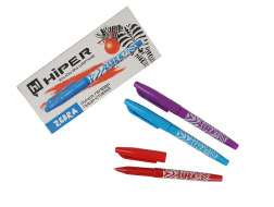 Ручка гелева Hiper Zebra "пиши-стирай" HG-220 0,5 мм синя