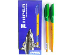 Ручка масл. Hiper Shark HO-200 0.7 мм зелена
