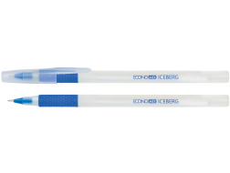 Ручка масляна ECONOMIX ICEBERG 0,7 мм синя E10197-02