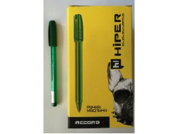 Ручка масляна Hiper Accord HO-500 0,7 мм зелена