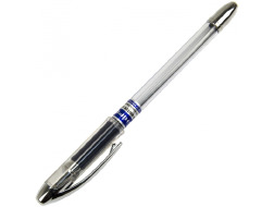 Ручка масляна Hiper Max Writer silver HO-338 2500м 0,7мм чорна