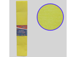 Креп-папір 110% жовтий 50*200см 110-8030KR