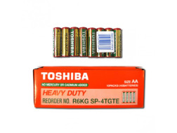 Батарейка АА Toshiba R6 KG(B) SP-4TGCPK (синя)  4/40/1000