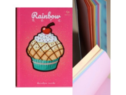 Блокнот Profiplan А5 48 арк  Artbook Rainbow "Cake"  pink 901197