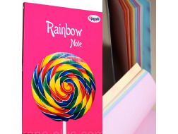 Блокнот Profiplan А5 48 арк  Artbook Rainbow "Candy" red 900152																		