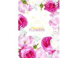 Блокнот TM Profiplan А5 "Spring flowers" rose 905423