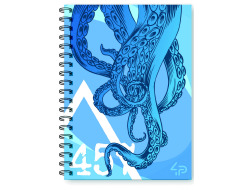 Блокнот TM Profiplan А5 "Squid note" blue 905164