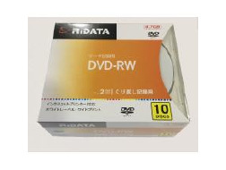 Диск DVD-RW Ridata 50 4.7  Slim 10