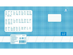 Зошит 12 арк. в косу лінію ПЕРЛИНА 25/700 ТЕ168