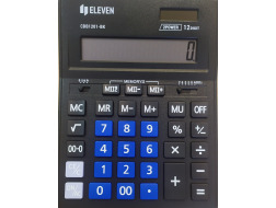 Калькулятор Eleven офісний CDB-1201 BK-BL 12р бух. 203 x 158 x 31 мм