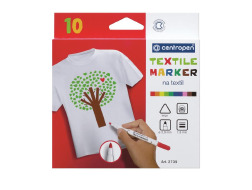 Маркери CENTROPEN Textile 10 кол 2 мм 2739  