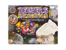 Набір для проведения розкопок "JEWELS EXCAVATION" камені JEX-01-02 7576