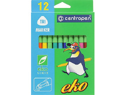 Фломастери CENTROPEN Еко 12 кол. 2560			