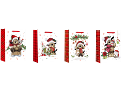 Пакет паперовий JUMBO XMAS  33x12,7x47,7  210gsm , асорті 22-A (8)-A