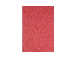 10502 Фоаміран з глитером, EVA 1,8мм, 20*30см, Червоний
