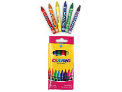 Крейда воскова Crayons 6кол 0,9х80мм 8496-6 Е з/етик