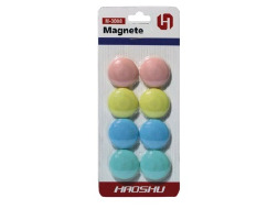 Магніти пастельних кольорів, d=3см, 8 шт 13170(3008)