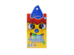 Пастель масляна МАРКО Bright&Smooth 12кол 1100OP-12CB