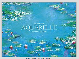 Блок для акварелі PB-GB-015-054 на склейці "Aquarelle" А5+, 300г/м2, 15 арк. MUSE