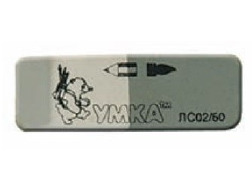 гумка для стирання. комбінов., ЛС02/60,УМКА