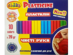 Пластилін "Чисті руки MAXI" 10кол.*20гр, ECO, 7645С, CLASS
