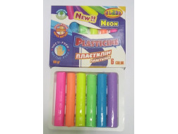 Пластилін CLASS "Чисті руки"  6кол.100гр ECO, NEON 7630