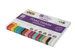 Пластилін CLASSIC 18 кольорів, 360г, KIDS Line ZB.6235