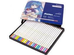 Олівці кольорові MARCO Chroma (Manga) 8550/24TN пастельні кол