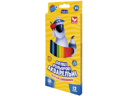 Олівці кольорові Школярик 12кол 312110004 акварельні
