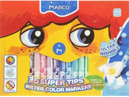 Фломастери JUMBO MARCO 36 кол. карт.уп. Super Washable, 1632-36СВ