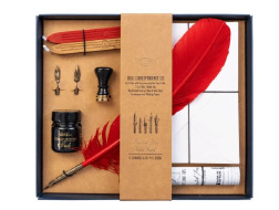 Набір для каліграфії Quill Correspondence, 9 предметів, подарункова упаковка, Manuscript