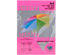 Папір коль. А4/80 (100а)  неон Red 350 (малинов.) SPECTRA COLOR Cyber HP