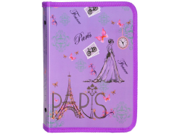папка на блискавці об'ємна, "Paris ", 30*190*250 мм, PP, 5628C , Class