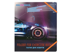 Папка пластикова на гумках Super Car, В5														