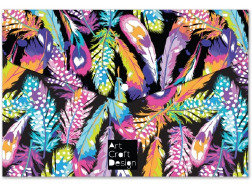 Папка-конверт А5 на кнопці Colorfull, 180 мкм														