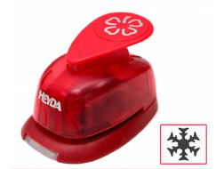 Фігурний дирокол, Сніжинка 2, 1,6см, Heyda