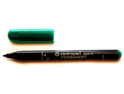 Маркер Permanent 1мм 2846/04 CENTROPEN зелений тонкий