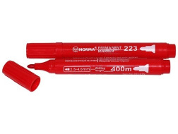 маркер перман., 2,5-4,5мм, кругл., 400 метрів, черв., 223-01N, NORMA