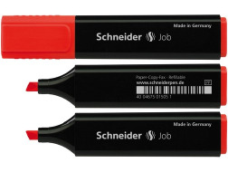Маркер текстовий SCHNEIDER JOB 150, червоний, 10 шт.уп.