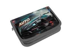 Пенал з двома відворотами  "Авто", 21*13,5,*4см.931258