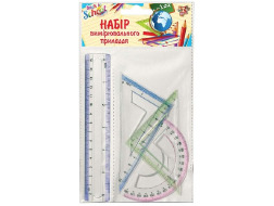 Набір лінійок (4 предм.), 15см(проз) 1 вересня