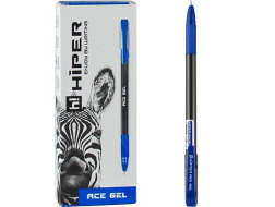 Ручка гелева Hiper Ace Gel HG-125 0,6 мм синя