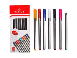 Ручка кульк.Nifty pen grey metalic корпус, синя, упак. 50шт